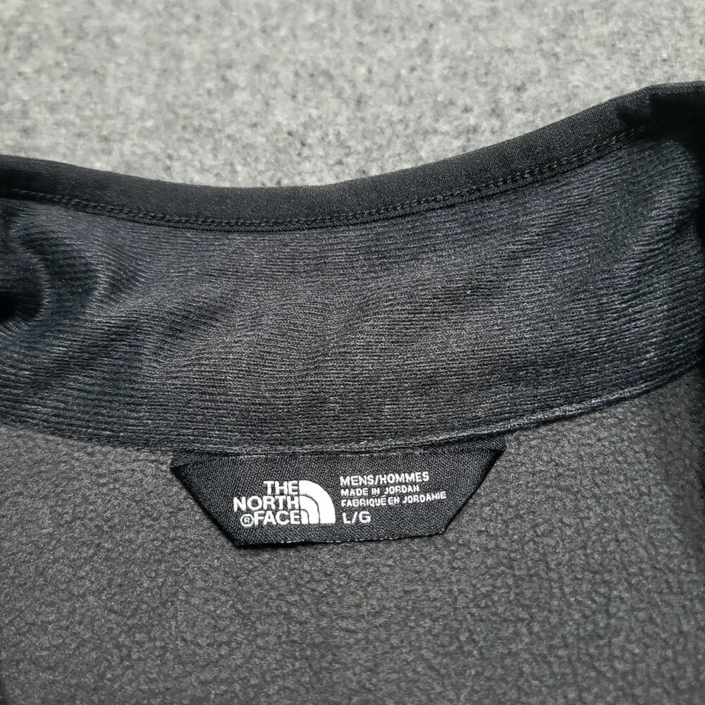 The North Face Jacket Mens Large Gray Skyline Half Zip Fleece Outdoors Travel